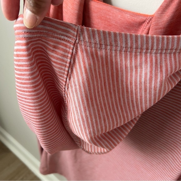 Burton Hooded Full Zip Warm-Up Jacket Orange Stripe Thumbholes Casual Fall Sz L - Picture 10 of 12